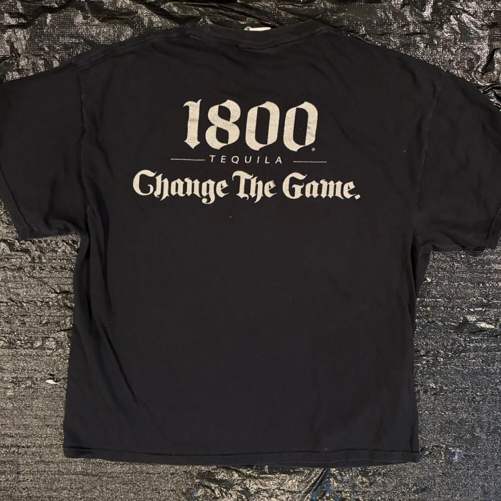 Unbranded Men's Black and Navy T-shirt